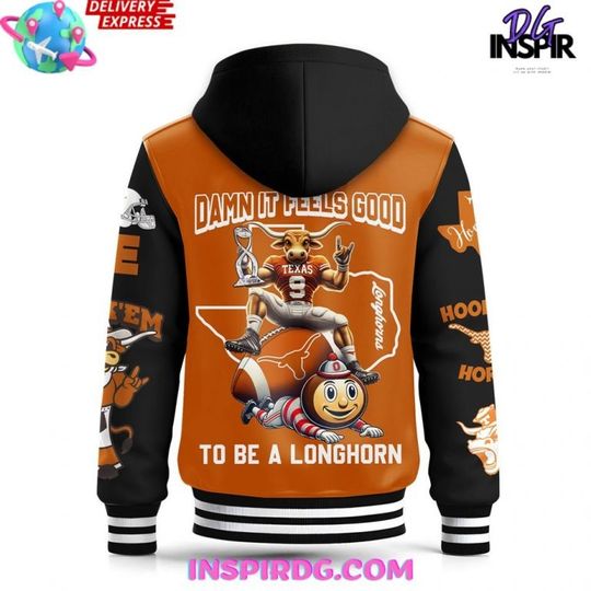 Texas Longhorns Bowl 2025 Hooded Varsity Jacket
