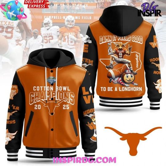 Texas Longhorns Bowl 2025 Hooded Varsity Jacket