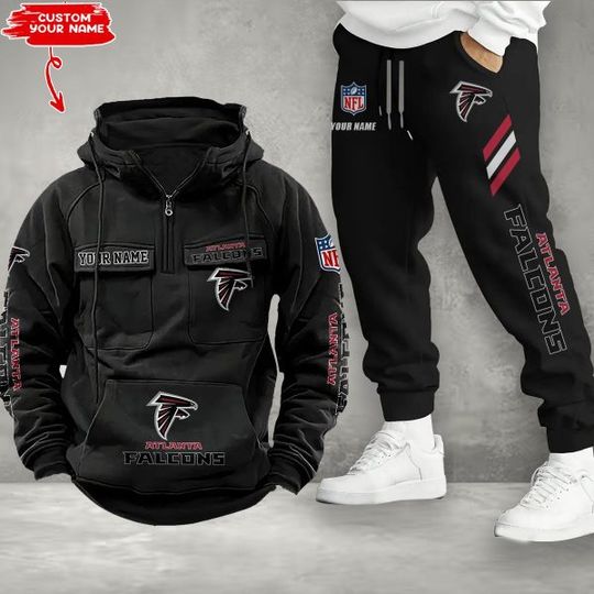 Atlanta Falcons Vintage Men’s Cargo Hoodie And Pants