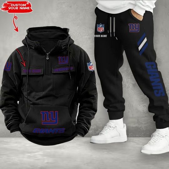 New York Giants Vintage Men’s Cargo Hoodie And Pants