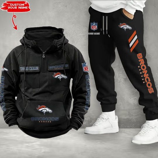 Discover Denver Broncos Vintage Men’s Cargo Hoodie And Pants
