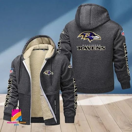 Baltimore Ravens Zipper Hoodies