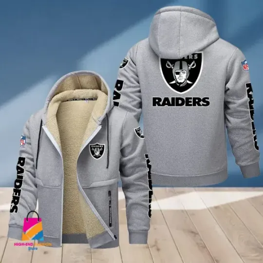 Las Vegas Raiders Multicolor Thickened Zipper Hoodies