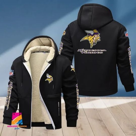 Minnesota Vikings Zipper Hoodies