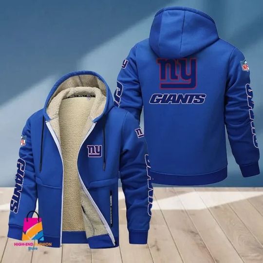 New York Giants Zipper Hoodies