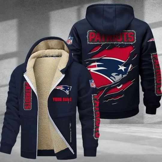 New England Patriots Zipper Hoodies