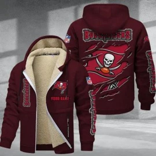Tampa Bay Buccaneers Zipper Hoodies