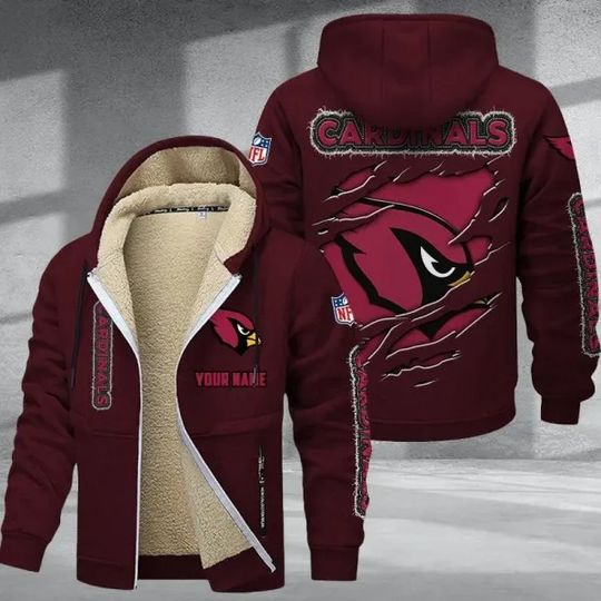 Arizonna Cardinals Zipper Hoodies