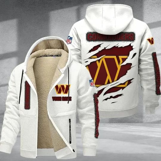 Washington Commanders Zipper Hoodies