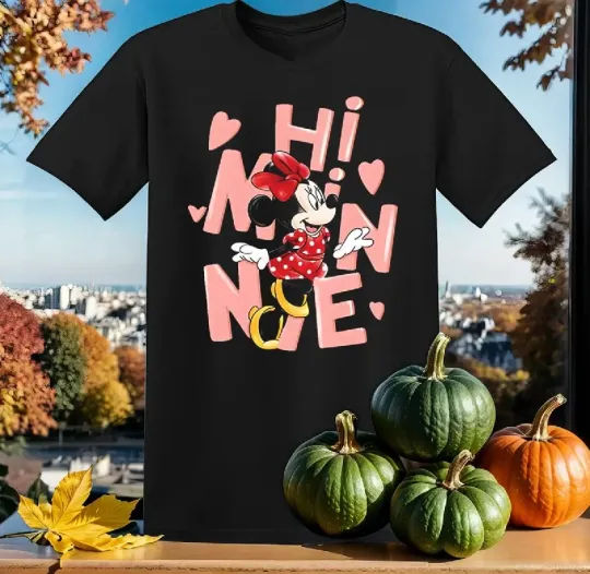 Discover Hi Minnie Disney Minnie Minnie Cute Funy Heart T-Shirt