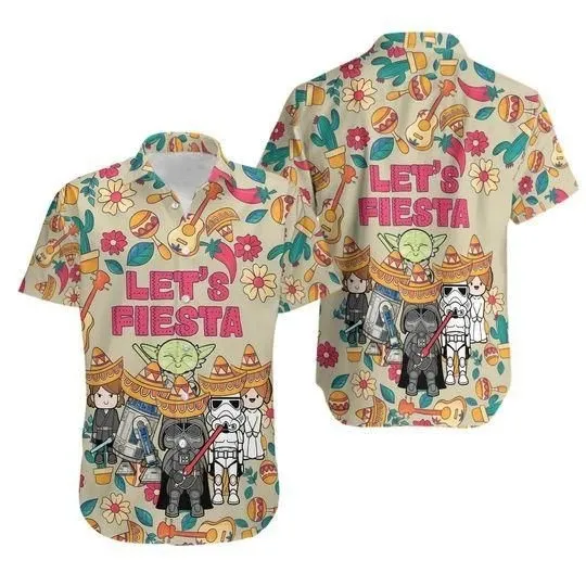 Discover Star Wars Fiesta Hawaiian Shirt, Mexican Star Wars Gift For Your Girlfriend Boyf