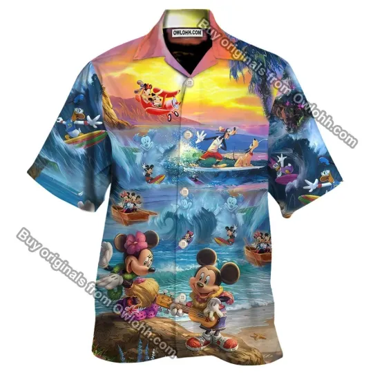 Discover Disney Mickey Mouse Unisex Hawaiian Shirt