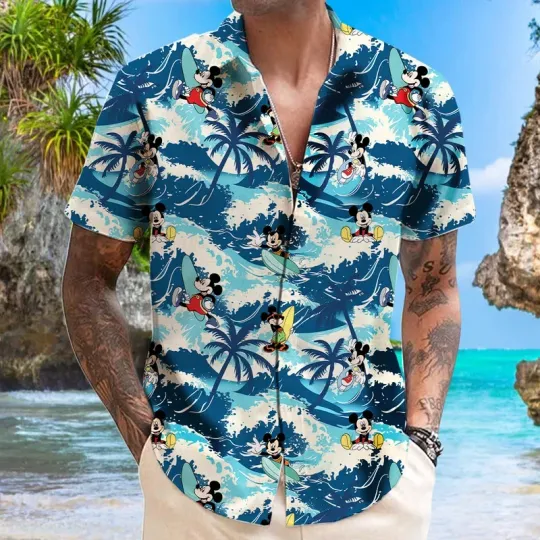 Discover Disney summer hawaiian shirt, aloha vacation