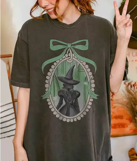 Discover Coquette Bow Wicked Movie Couple T-Shirt