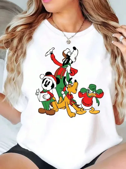 Discover Disney Mickey Minnie Goofy Duck T-Shirt, Gift For Friends