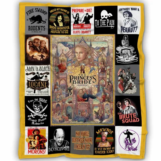 Discover The Princess Bride Blanket, Movies Fleece, Sherpa Blanket Soft and Cozy Luxury