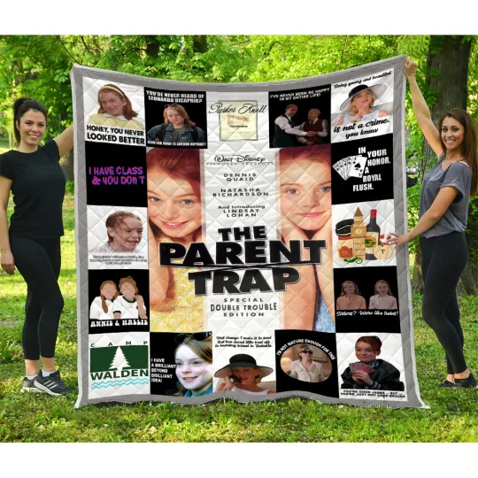 Discover The Parent Trap Quilt, The Parent Trap Movies Quilt Blanket Soft and Cozy