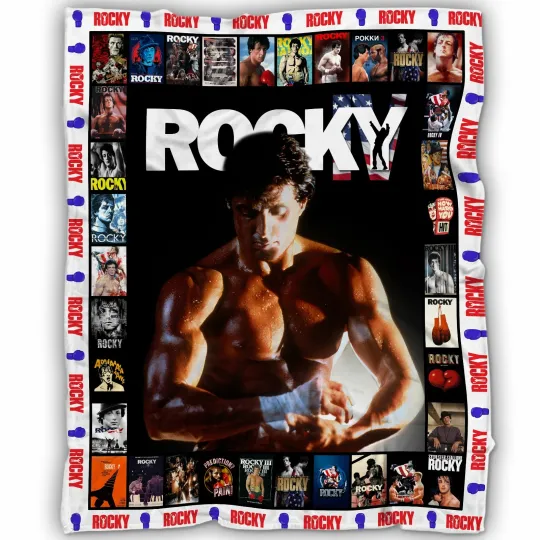 Discover Rocky Blankets, Rocky Balboa Fleece Sherpa Blankets Boxer Gifts Ideas