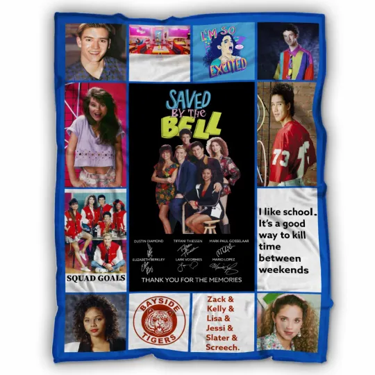 Discover Saved By The Bell Blanket, Saved By The Bell TV Series Fleece, Sherpa Blankets