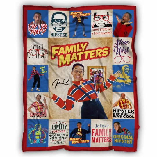 Discover Family Matters Blanket, Family Matters TV Series Fleece, Sherpa Blankets