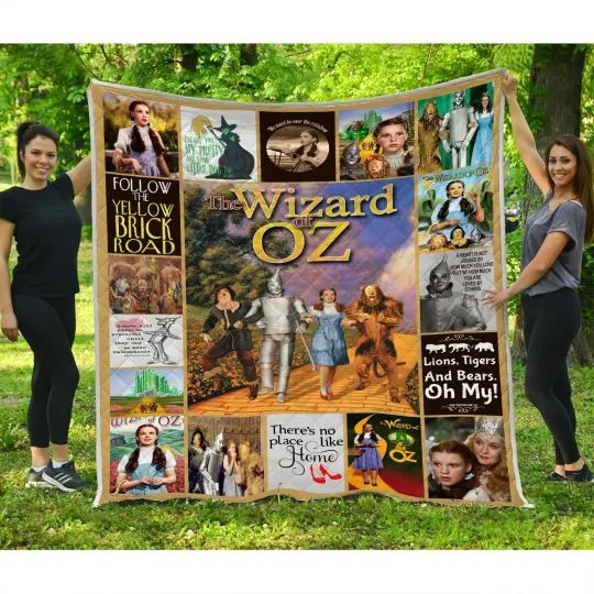 Discover The Wizard Of Oz Quilt, The Wizard Of Oz - Judy Garland Quilt Blanket Gifts