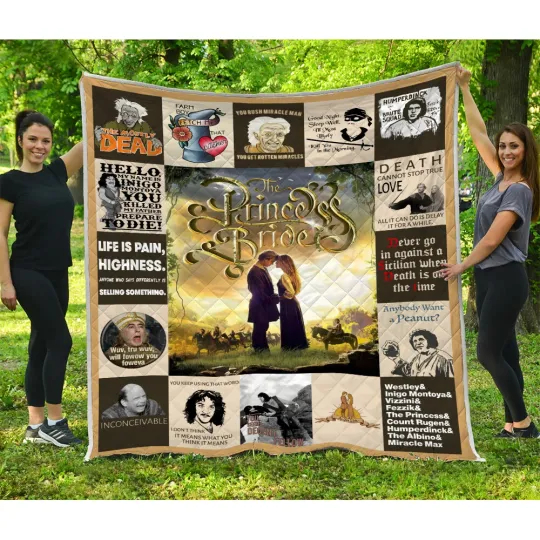 Discover The Princess Bride Quilts Blanket, The Princess Bride Movies Quilt Soft and Cozy
