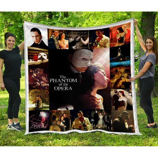 Discover The Phantom Of The Opera Quilt, Broadway Musicals Quilt Blanket Gifts