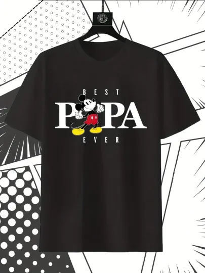 Discover Disney The Best Dad Mickey Mouse T-Shirt, Gift For Friends