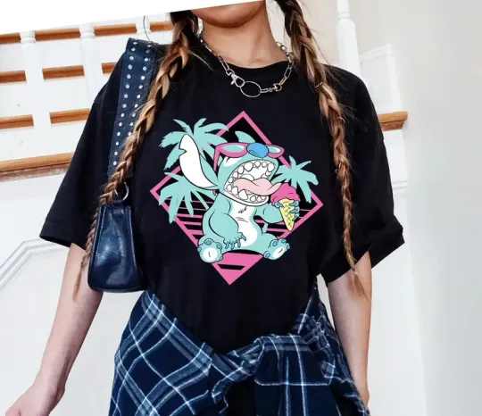 Discover Disney Lilo & Stitch Ice Cream T-Shirt, Gift For Friends