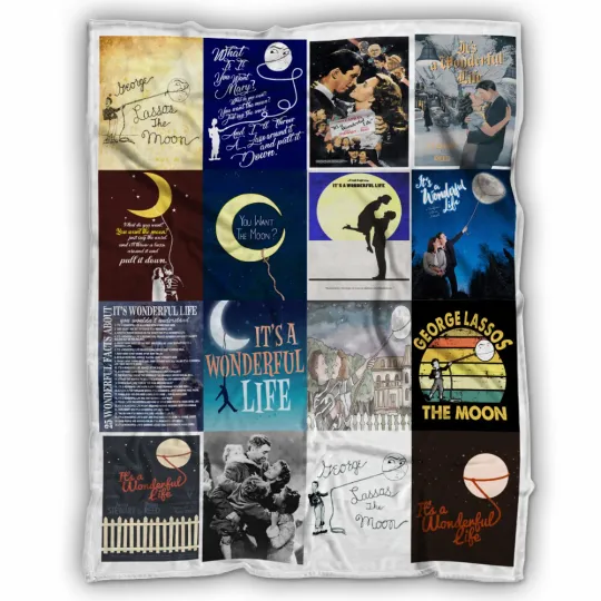 Discover It’s a Wonderful Life Blanket, It’s a Wonderful Life 1946 Fleece, Sherpa Gifts