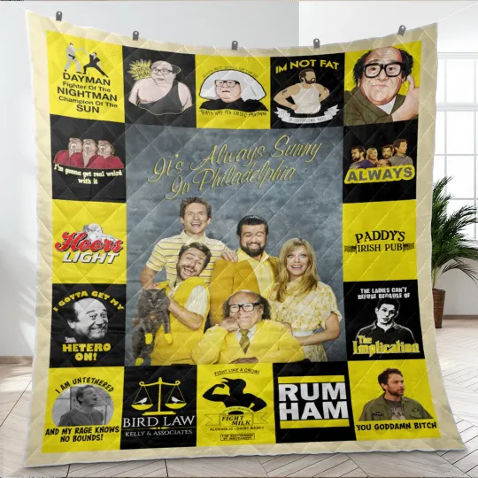 Discover It's Always Sunny in Philadelphia Quilt, TV Series Quilt Blanket