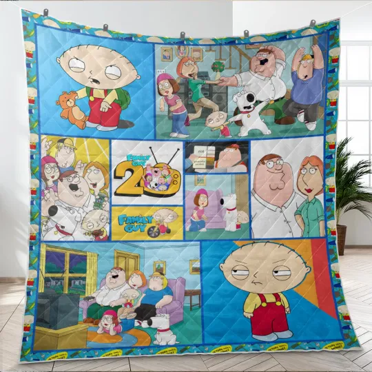 Discover Family Guy Quilt, Family Guy Cartoon Movies Quilt Blanket Soft and Cozy