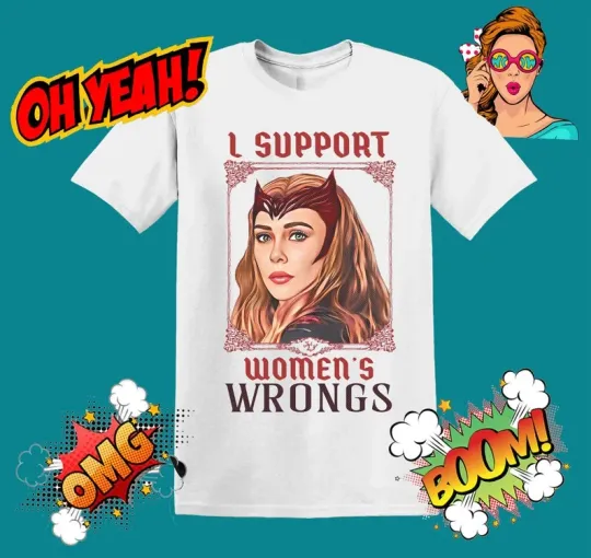 Discover Disney Funny I Support Women's Wrong Wanda T-Shirt