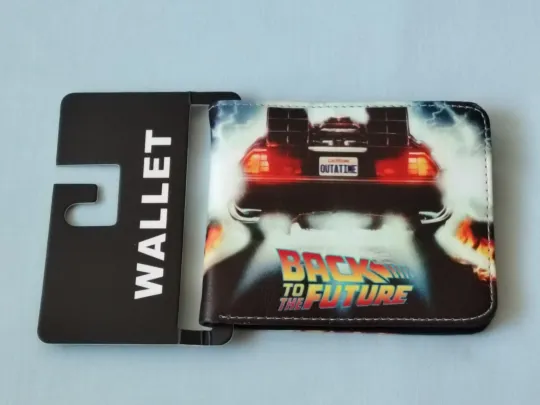 Discover Back To The Future Bi-Fold Leather Wallet for Men