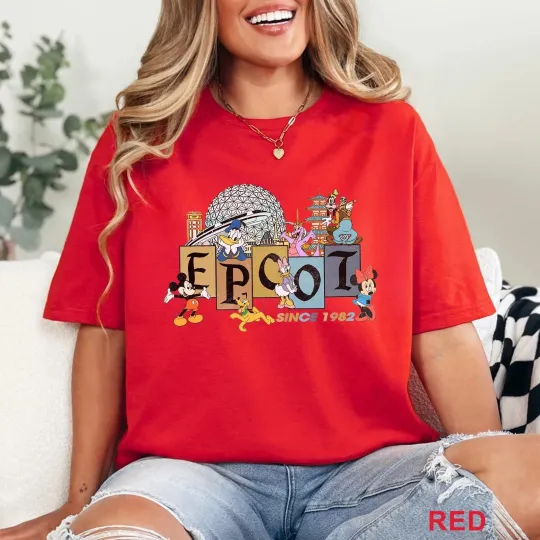 Discover Dissney Funny Friends Epcot T-Shirt, Gift For Friends