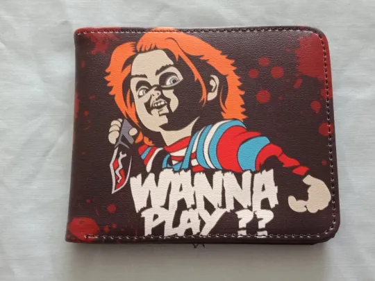 Discover Child's Play Chucky Bi-Fold Leather Wallet