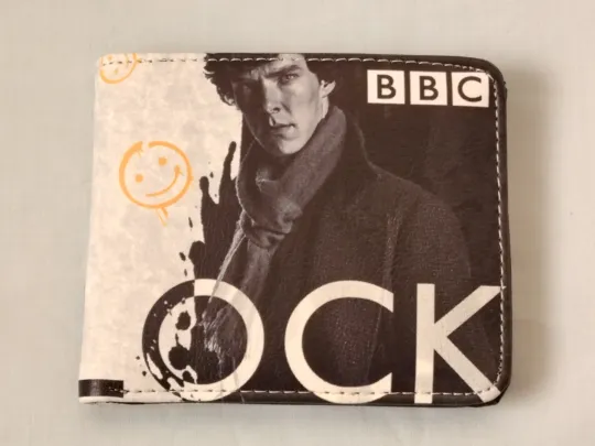 Discover Sherlock Holmes Bi-Fold Leather Wallet for Men