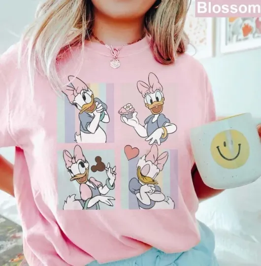 Discover Retro Disney Daisy Comfort Colors Shirt, Disney Girls Shirt, Disney Mickey