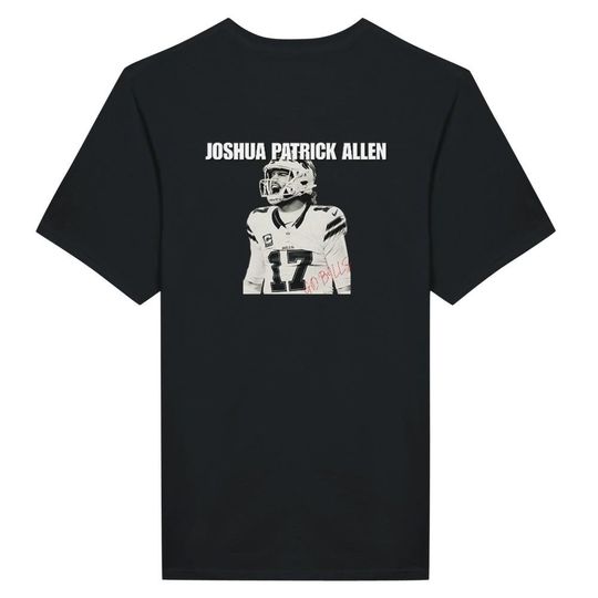 Discover Josh Allen Hero T-Shirt - Soft & Comfortable Fan Apparel - Perfect for Game Day!