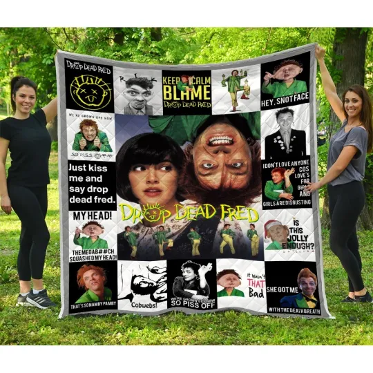 Discover Drop Dead Fred Quilt, Drop Dead Fred Movies Quilt Blanket Soft and Cozy