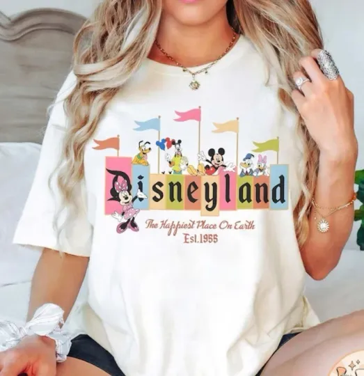 Discover Retro Disneyland shirt, Disneyland Est 1955 Shirt white comfort color shirt