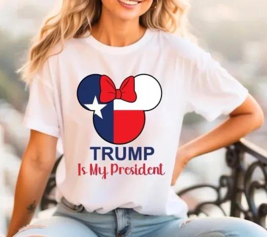 Discover Disney Trump Shirt, Mickey Trump Shirt, Minnie Trump Shirt,  comfort color shirt