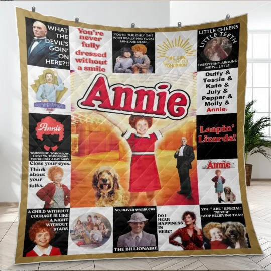 Discover Annie Quilt, Annie Movies Quilt Blanket Soft and Cozy Luxury