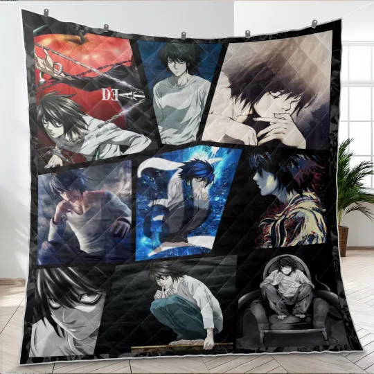 Discover Death Notte Quilt, L - Death Notte Quilts Blanket Soft and Cozy