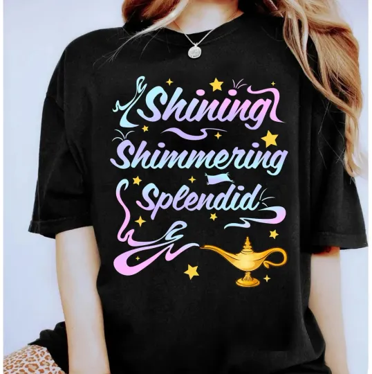 Discover Disney Aladdin Jasmine A Whole New World Cute T-Shirt