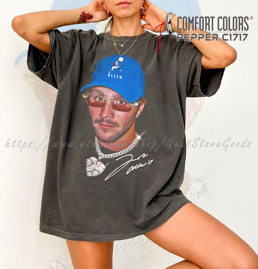 Josh Allen Iced Out T-Shirt: Funny Football Retro 90s Shirt