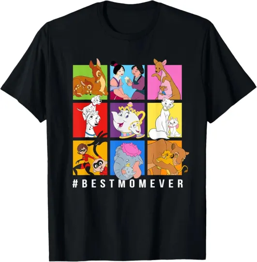 Discover Disney Characters #BestMomEver Mother's Day T-Shirt