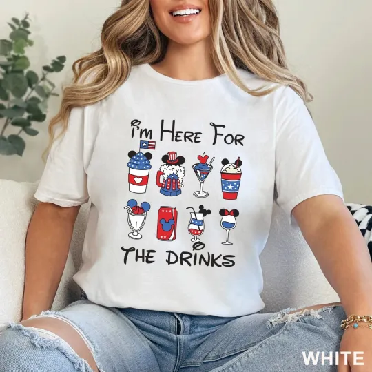 Discover Disney Mickey T-Shirt, Happ Mickey And Friends 4th Of July USA Minnie Shirt