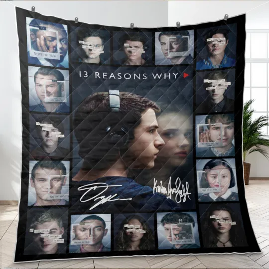 Discover 13 Reasons Why Quilt, 13 Reasons Why TV Series Quilt Blanket Soft and Cozy