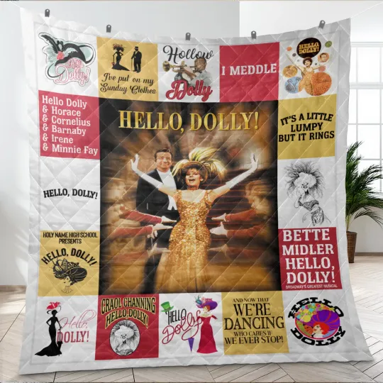 Discover Hello Dolly Quilt, Gene Kelly Quilt Blankets Soft and Cozy Luxury